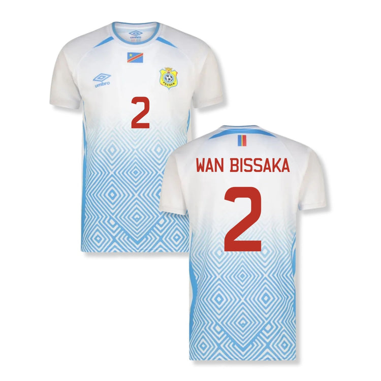 FECOFA DR KONGO Trikot Away Herren WM 2026 - WAN BISSAKA 2 (Fan-Style) - sportiger.de