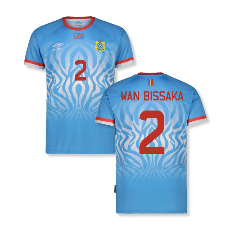 FECOFA DR KONGO Trikot Home Herren WM 2026 - WAN BISSAKA 2 (Fan-Style) - sportiger.de