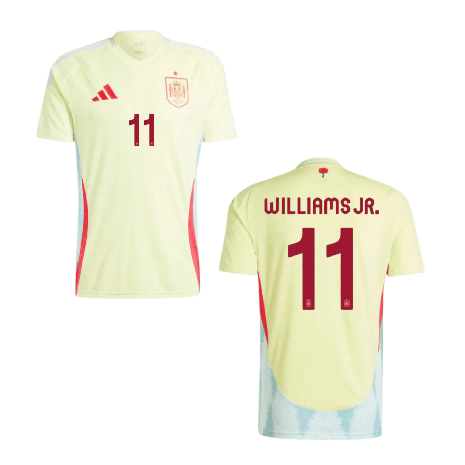 FEF SPANIEN Trikot Away Kinder 24 / 25 - WILLIAMS JR. 11 - sportiger.de