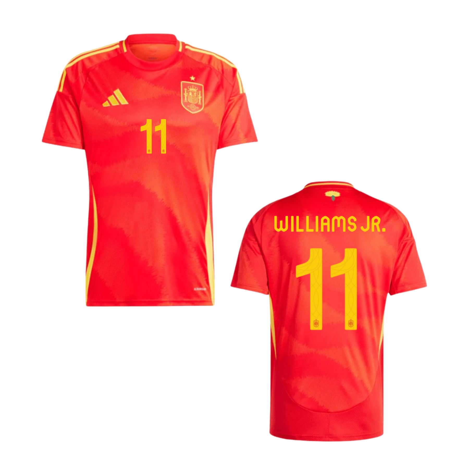 FEF SPANIEN Trikot Home Herren 24 / 25 - WILLIAMS JR. 11 - sportiger.de
