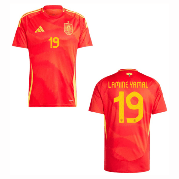 FEF SPANIEN Trikot Home Kinder 24 / 25 - LAMINE YAMAL 19 - sportiger.de