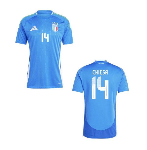 FIGC ITALIEN AUTHENTIC Trikot Home Herren EURO 2024 - CHIESA 14 - sportiger.de