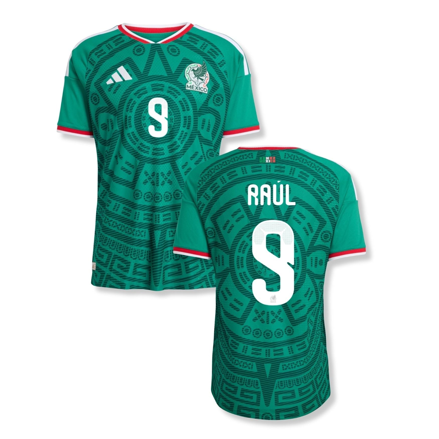 FMF MEXIKO AUTHENTIC Trikot Home Herren WM 2026 - RAÚL 9 - sportiger.de