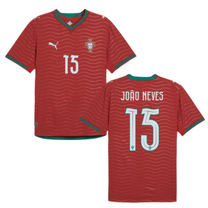 FPF PORTUGAL Trikot Home Herren WM 2026 - JOÃO NEVES 15 - sportiger.de