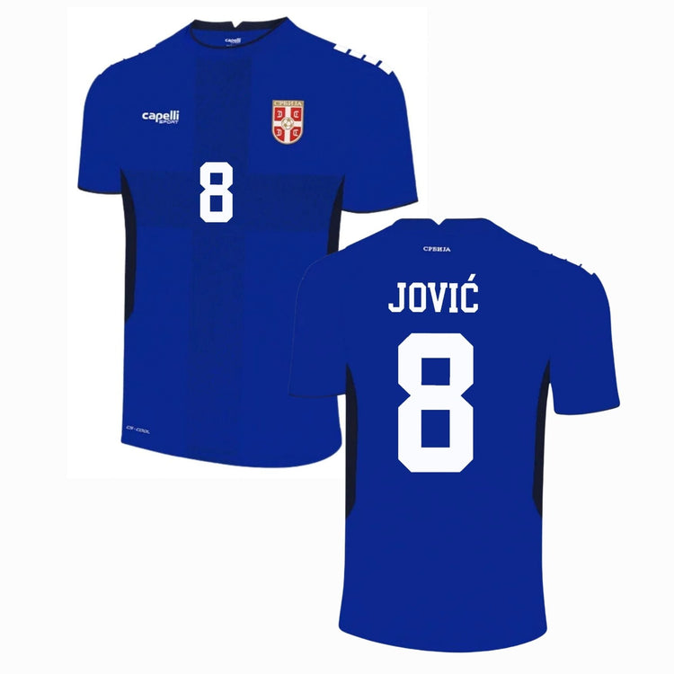 Maillot FSS SERBIEN AUTHENTIC Domicile Hommes 25 / 26 - JOVIĆ 8 (Style Fan) - sportiger.de