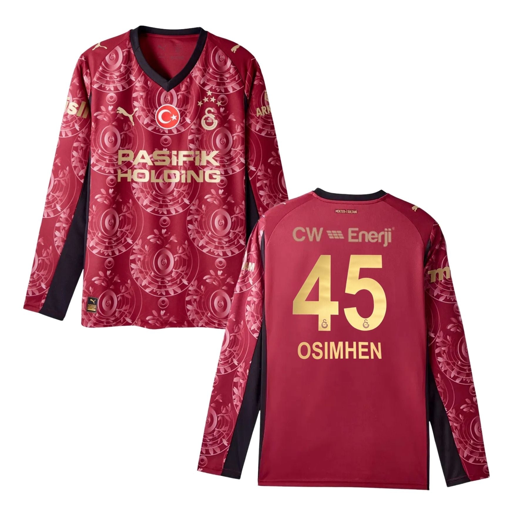 GSK GALATASARAY ISTANBUL Trikot 3rd Herren langarm 25 / 26 - OSIMHEN 45 - sportiger.de