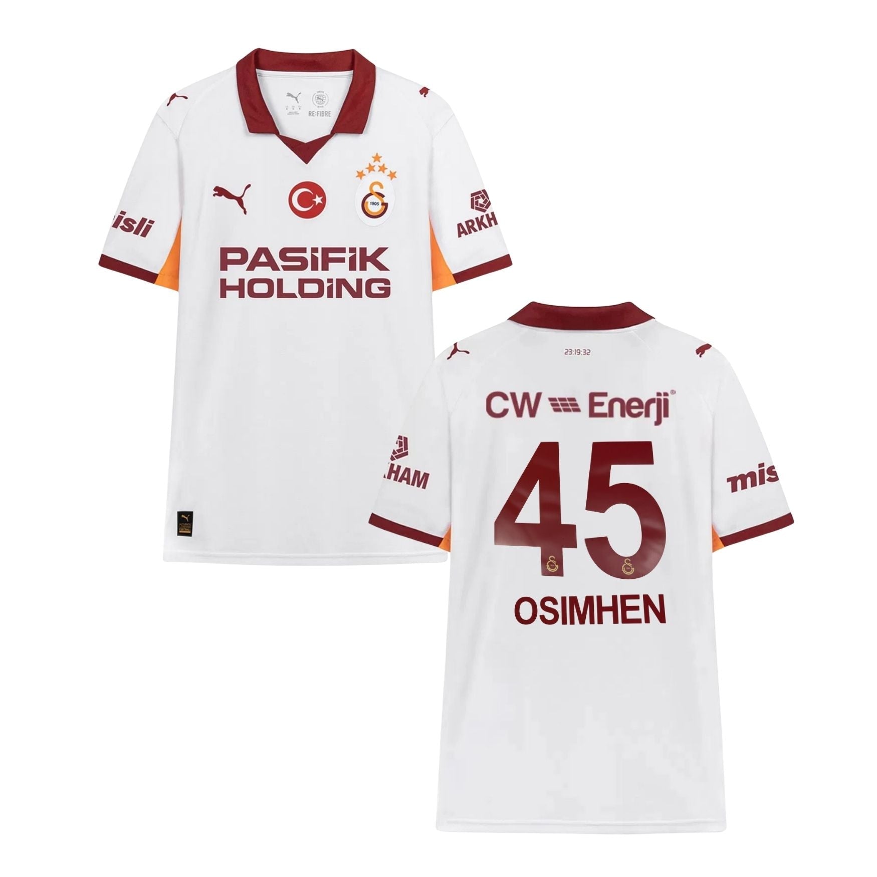 GSK GALATASARAY ISTANBUL Trikot Away Herren 25 / 26 - OSIMHEN 45 - sportiger.de