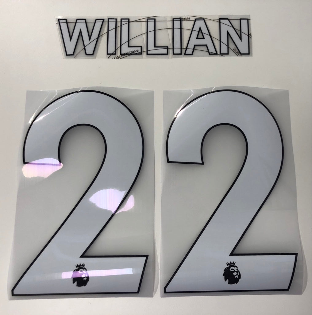 Original Premier League Trikot-Flock 23cm - WILLIAN 22