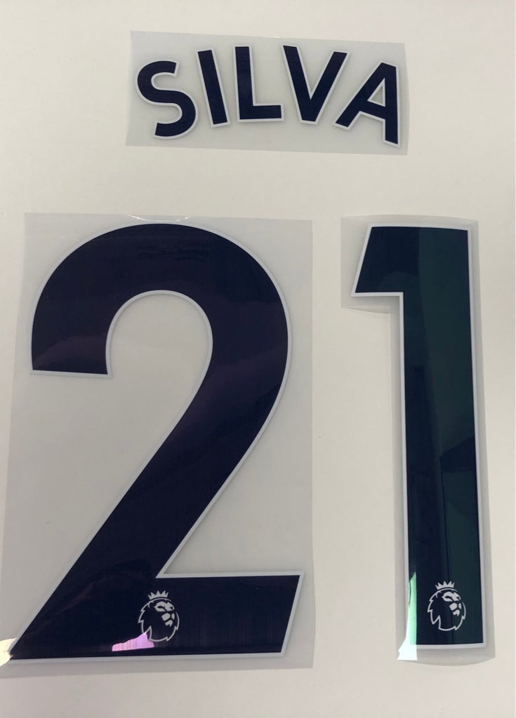 Original Premier League Trikot-Flock 23cm - SILVA 21