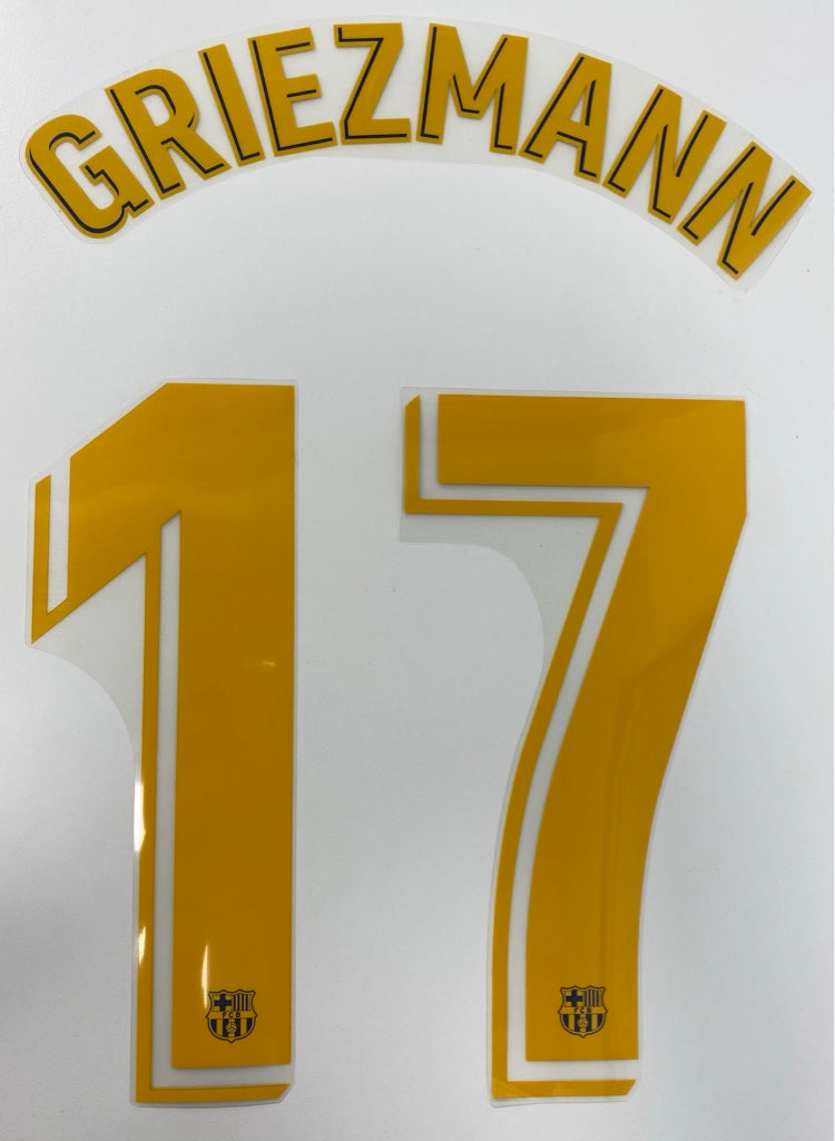 Original FC Barcelona Trikot-Flock 26cm - GRIEZMANN 17