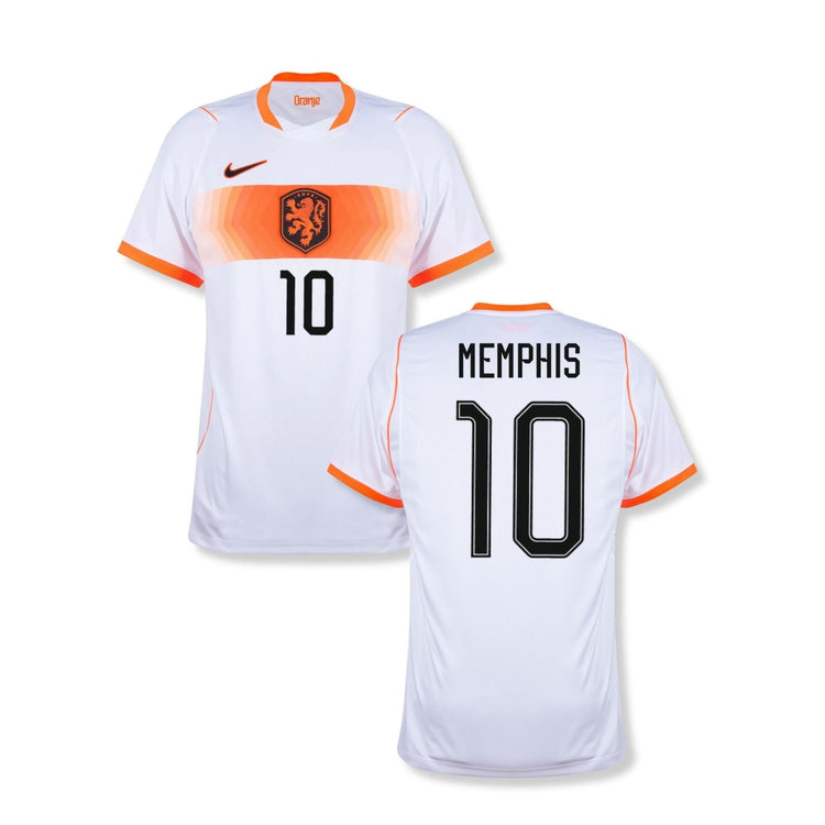 KNVB NIEDERLANDE AUTHENTIC Trikot Away Herren WM 2026 - MEMPHIS 10 (Fan-Style) - sportiger.de