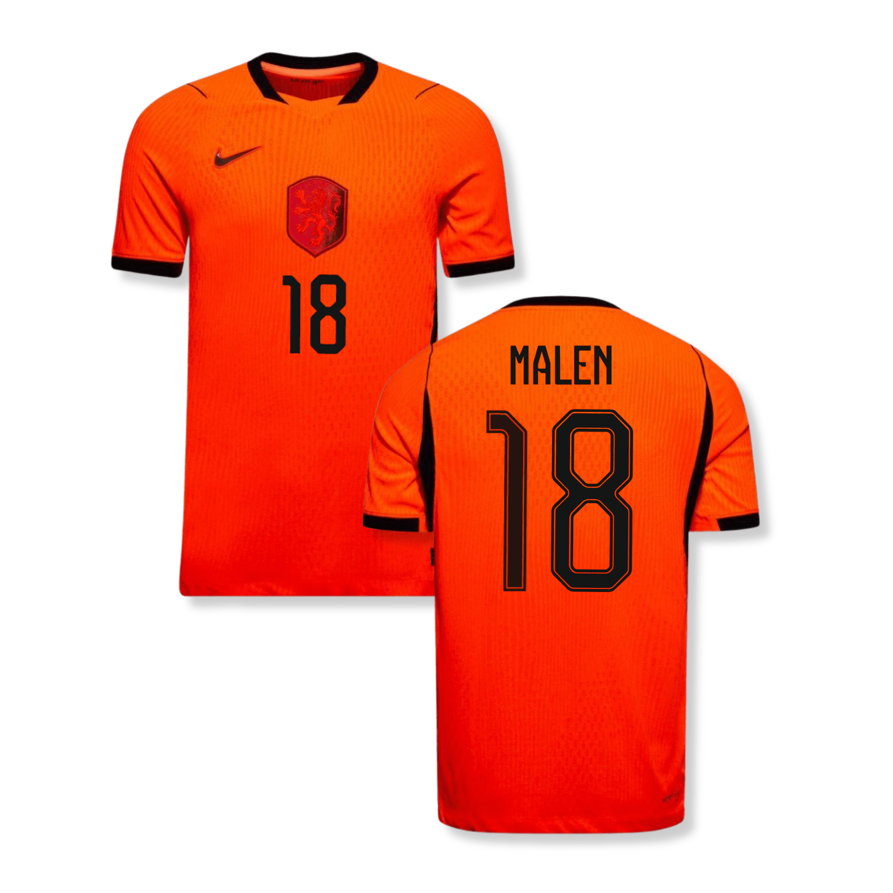 KNVB NIEDERLANDE Trikot Home Herren WM 2026 - MALEN 18 (Fan-Style) - sportiger.de