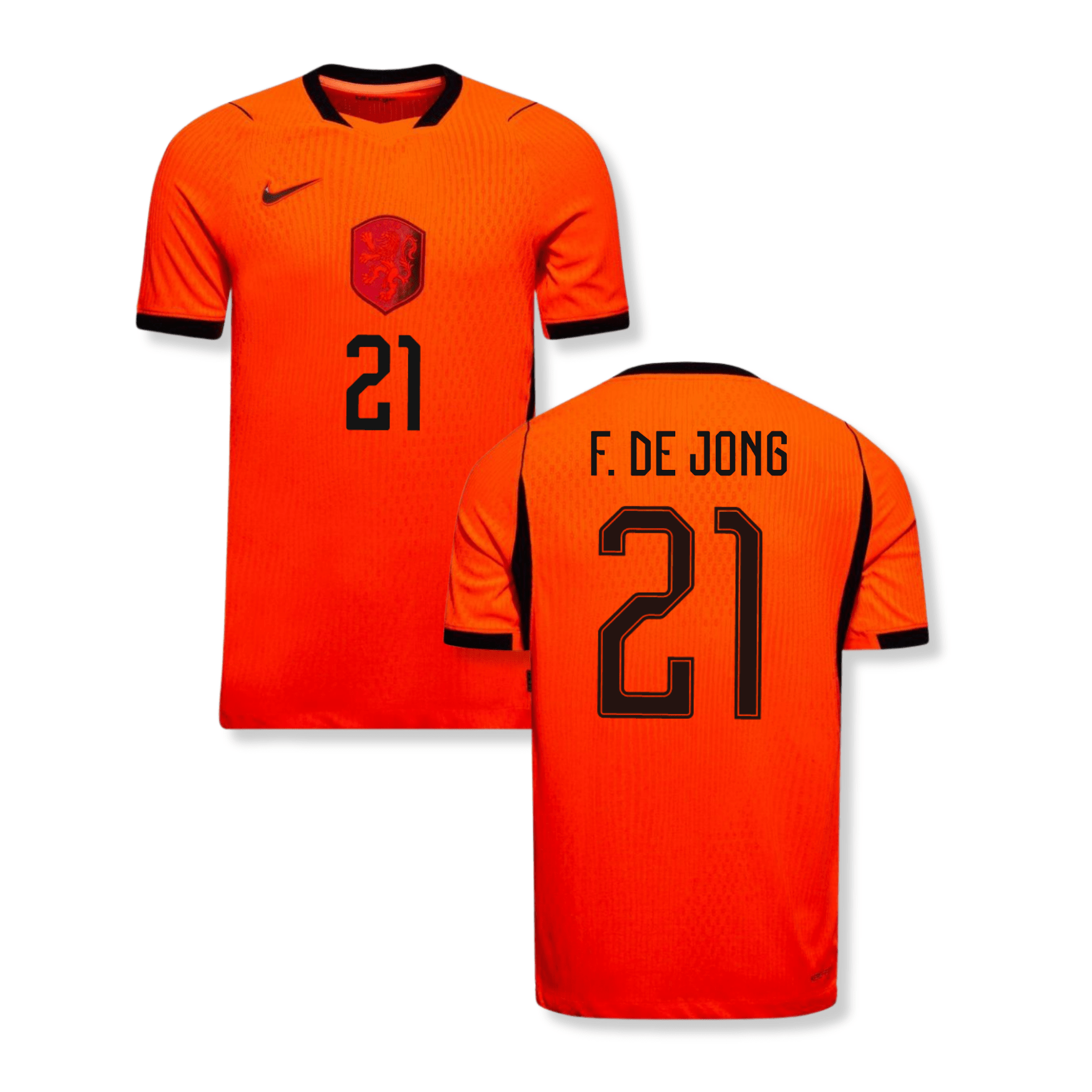 KNVB NIEDERLANDE Trikot Home Kinder WM 2026 - F. DE JONG 21 (Fan-Style) - sportiger.de