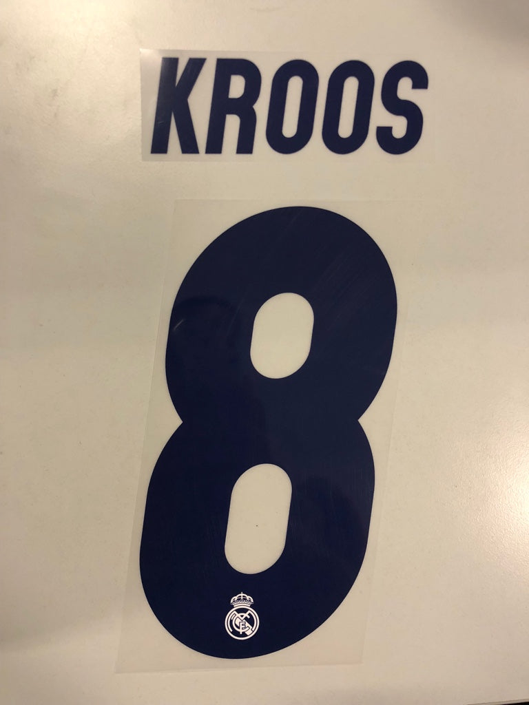 Original Real Madrid Trikot-Flock 17cm - KROOS 8