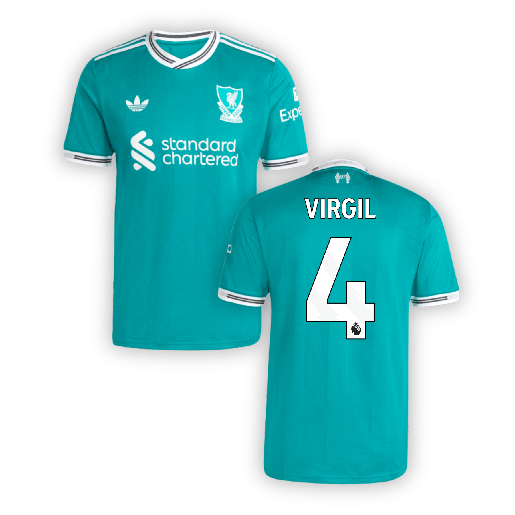 LFC FC LIVERPOOL AUTHENTIC Trikot 3rd Herren 25 / 26 - VIRGIL 4 - sportiger.de