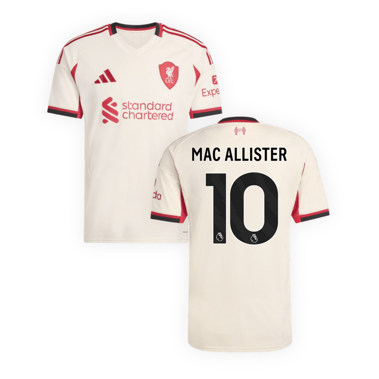 LFC FC LIVERPOOL AUTHENTIC Trikot Away Herren 25 / 26 - MAC ALLISTER 10 - sportiger.de