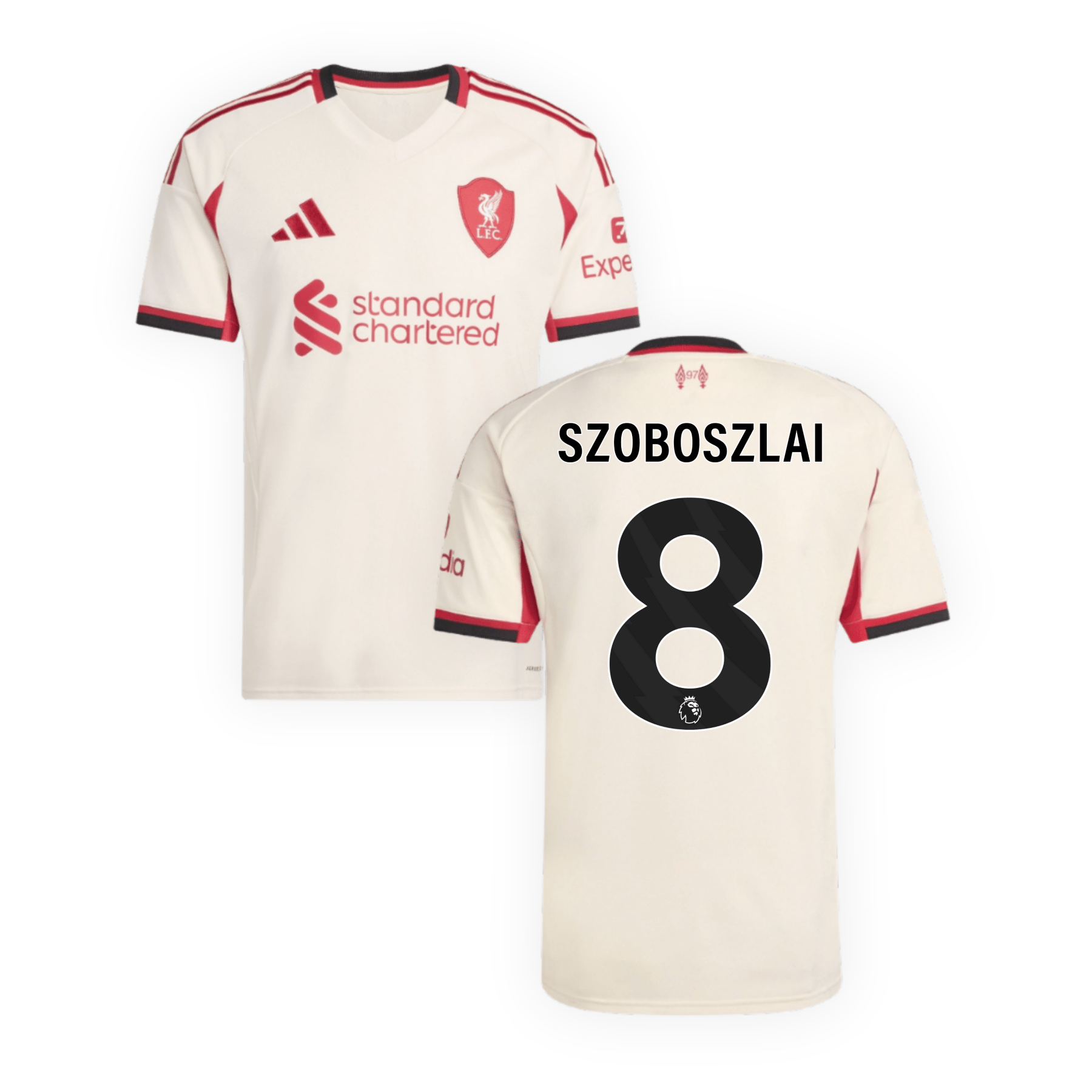 LFC FC LIVERPOOL AUTHENTIC Trikot Away Herren 25 / 26 - SZOBOSZLAI 8 - sportiger.de