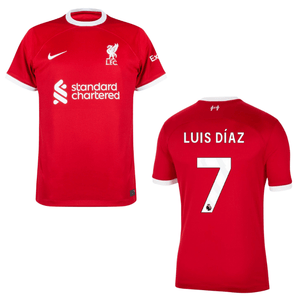 LFC FC LIVERPOOL AUTHENTIC Trikot Home Herren 23 / 24 - LUIS DÍAZ 7 - sportiger.de
