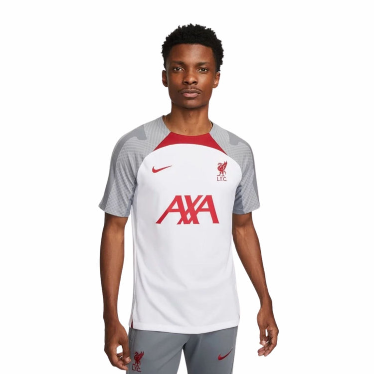 LFC FC LIVERPOOL STRIKE Shirt Herren weiß - grau - rot - sportiger.de