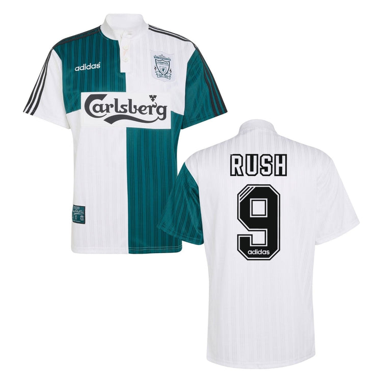 Maillot LFC FC LIVERPOOL Extérieur Homme 1995 - RUSH 9 (Flockage rétro en feutre) - sportiger.de