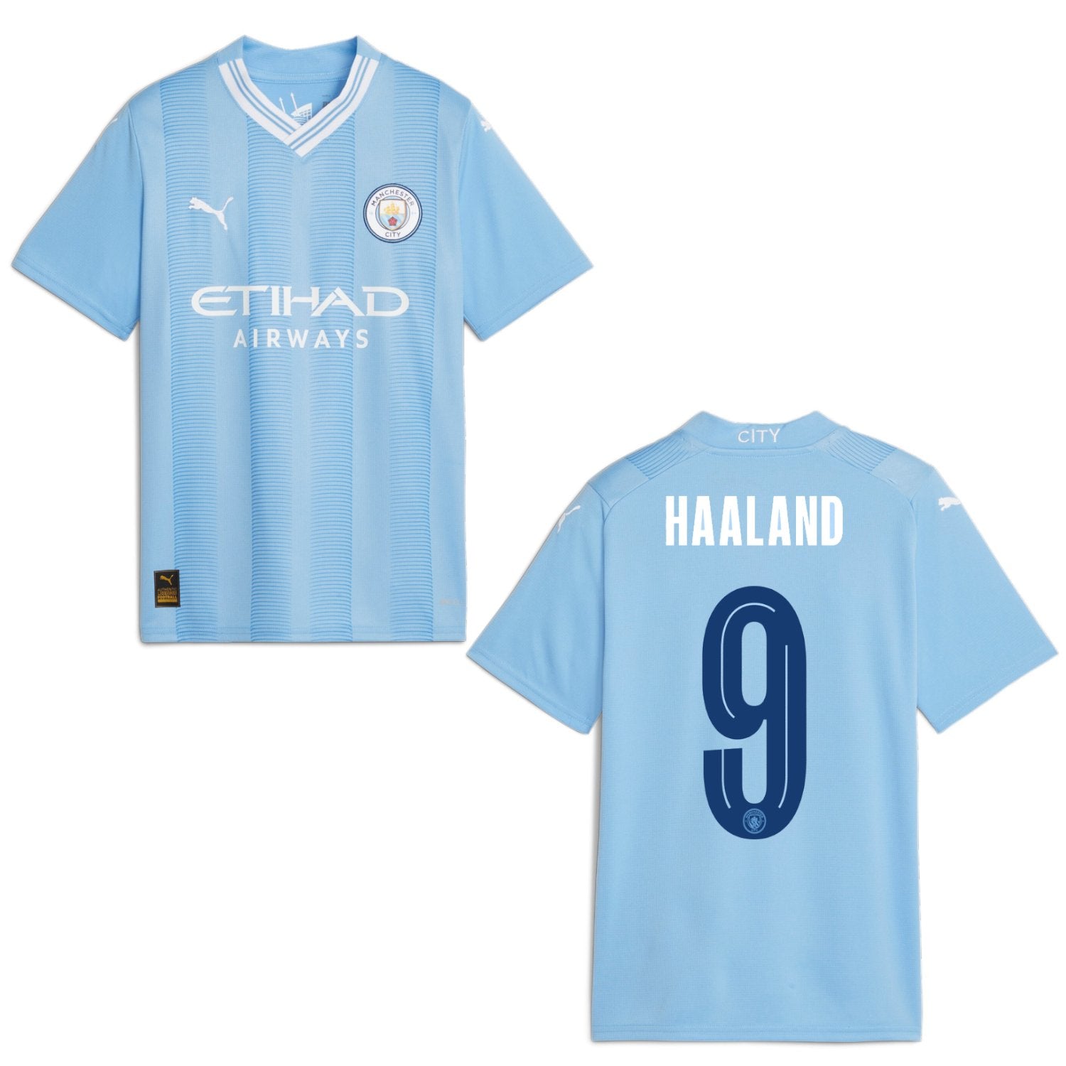 MANCHESTER CITY Trikot Home Herren 23 / 24 - HAALAND 9 ( Champions League Style ) - sportiger.de