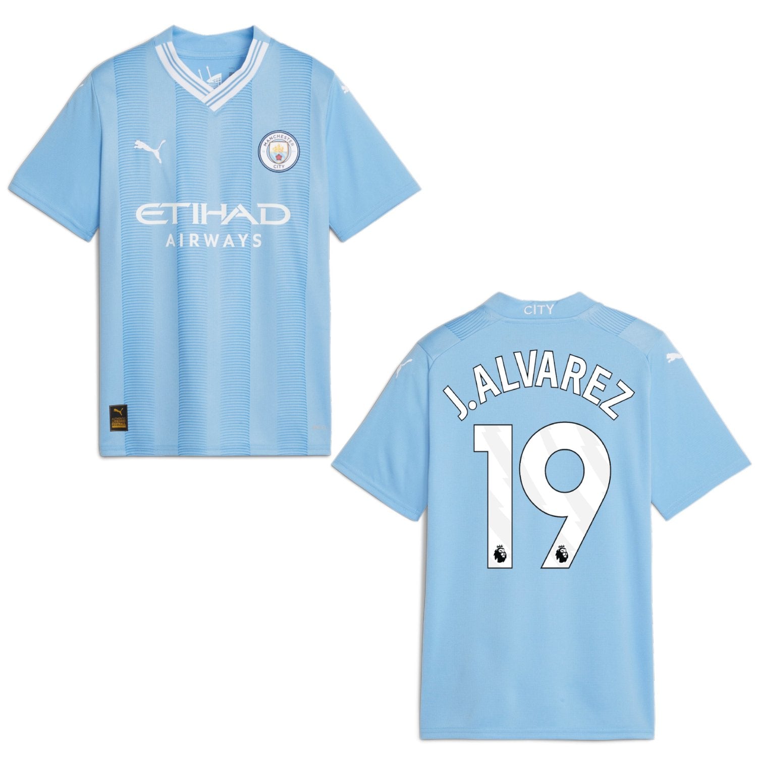 MANCHESTER CITY Trikot Home Herren 23 / 24 - J.ALVARES 19 - sportiger.de