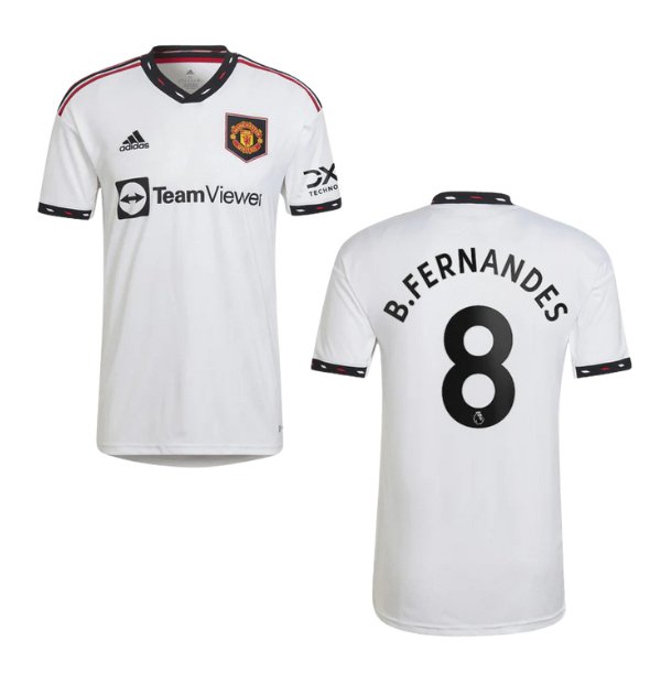 MANCHESTER UNITED AUTHENTIC Trikot Away Herren 22 / 23 - B.FERNANDES 8 - sportiger.de