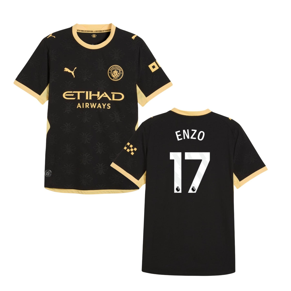 MCFC MANCHESTER CITY AUTHENTIC Camiseta Away Hombre 26 / 27 - ENZO 17 - sportiger.de