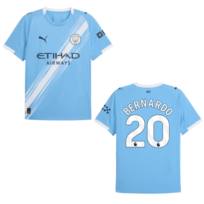 MCFC MANCHESTER CITY AUTHENTIC Trikot Home Herren 25 / 26 - BERNARDO 20 - sportiger.de