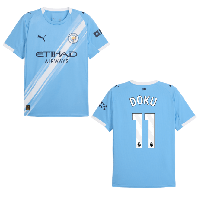 MCFC MANCHESTER CITY AUTHENTIC Trikot Home Herren 25 / 26 - DOKU 11 - sportiger.de
