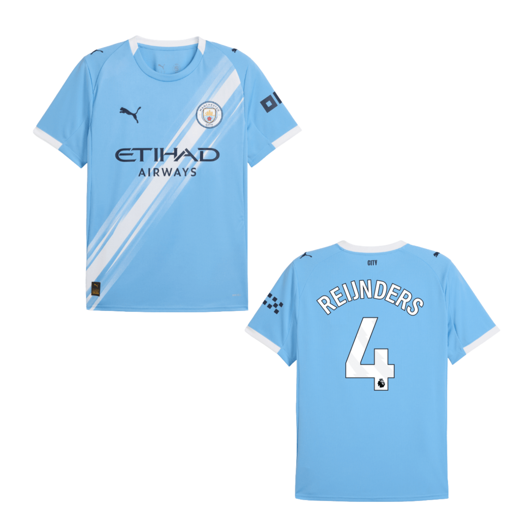 MCFC MANCHESTER CITY AUTHENTIC Trikot Home Herren 25 / 26 - REIJNDERS 4 - sportiger.de