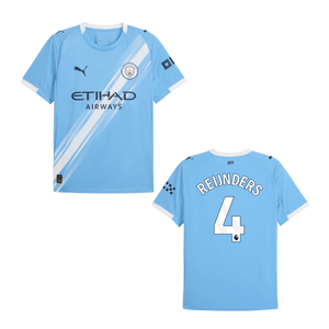 MCFC MANCHESTER CITY AUTHENTIC Trikot Home Herren 25 / 26 - REIJNDERS 4 - sportiger.de