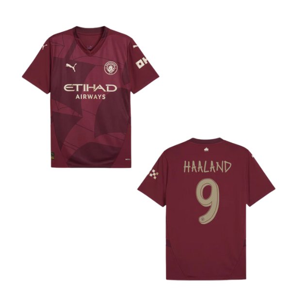 MCFC MANCHESTER CITY Trikot 3rd Herren 24 / 25 - HAALAND 9 (Champions League Style) - sportiger.de