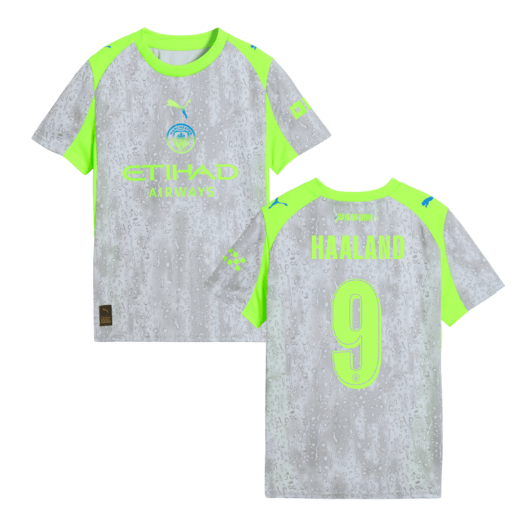 MCFC MANCHESTER CITY Trikot 3rd Kinder 25 / 26 - HAALAND 9 (Champions League Style) - sportiger.de
