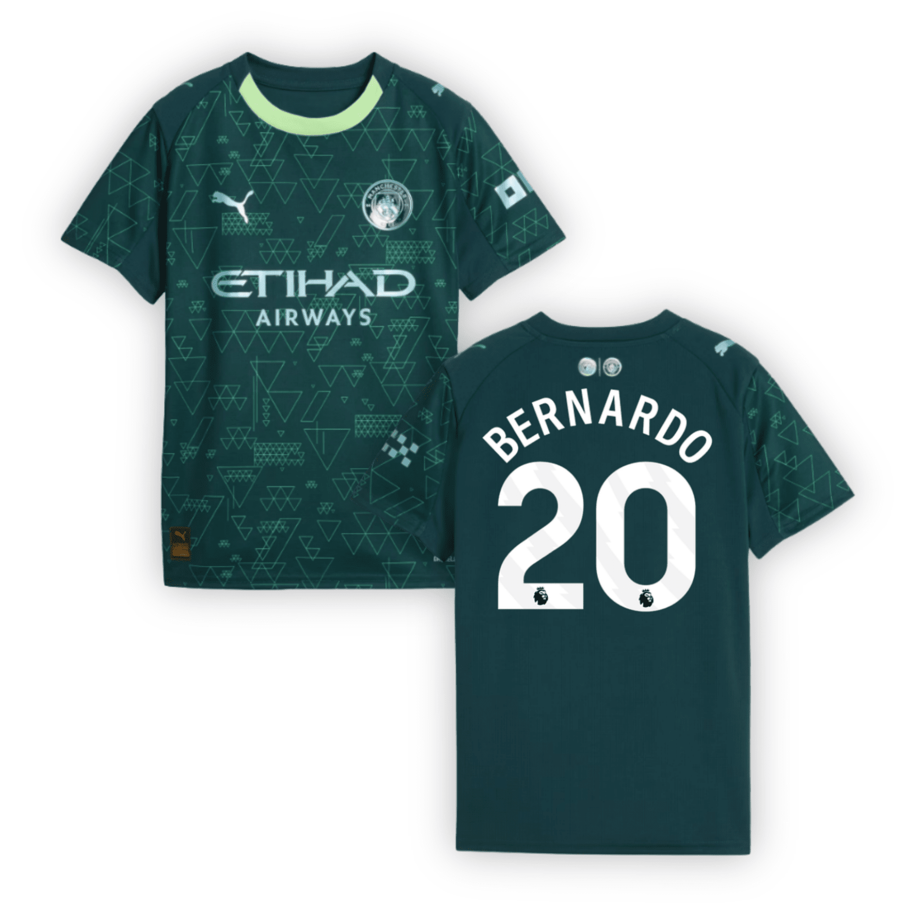 MCFC MANCHESTER CITY Trikot 4th Herren 25 / 26 - BERNARDO 20 - sportiger.de