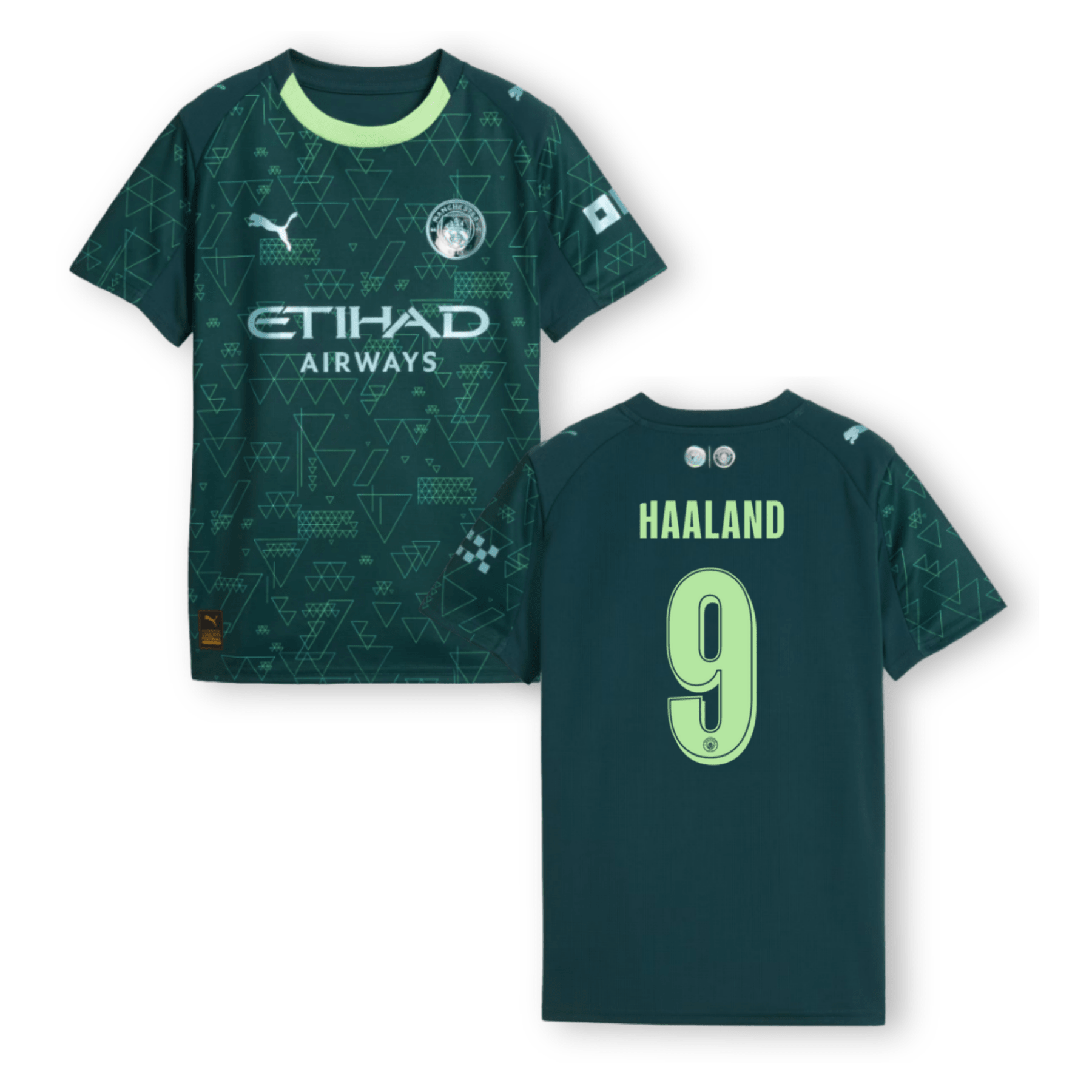 MCFC MANCHESTER CITY Trikot 4th Kinder 25 / 26 - HAALAND 9 (Champions League Style) - sportiger.de