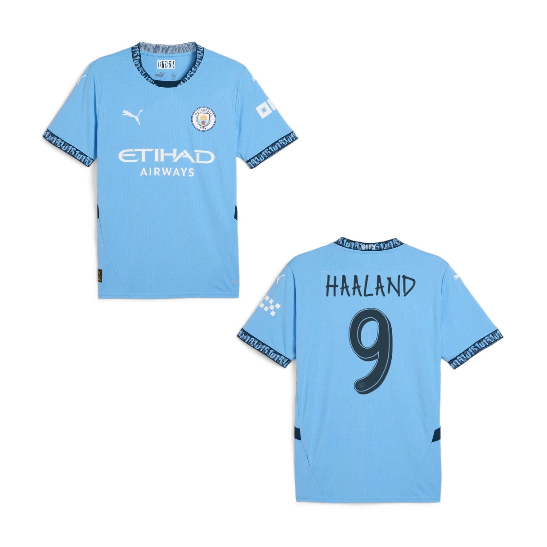 MCFC MANCHESTER CITY Trikot Authentic Home 24 / 25 - HAALAND 9 (Champions League Style) - sportiger.de