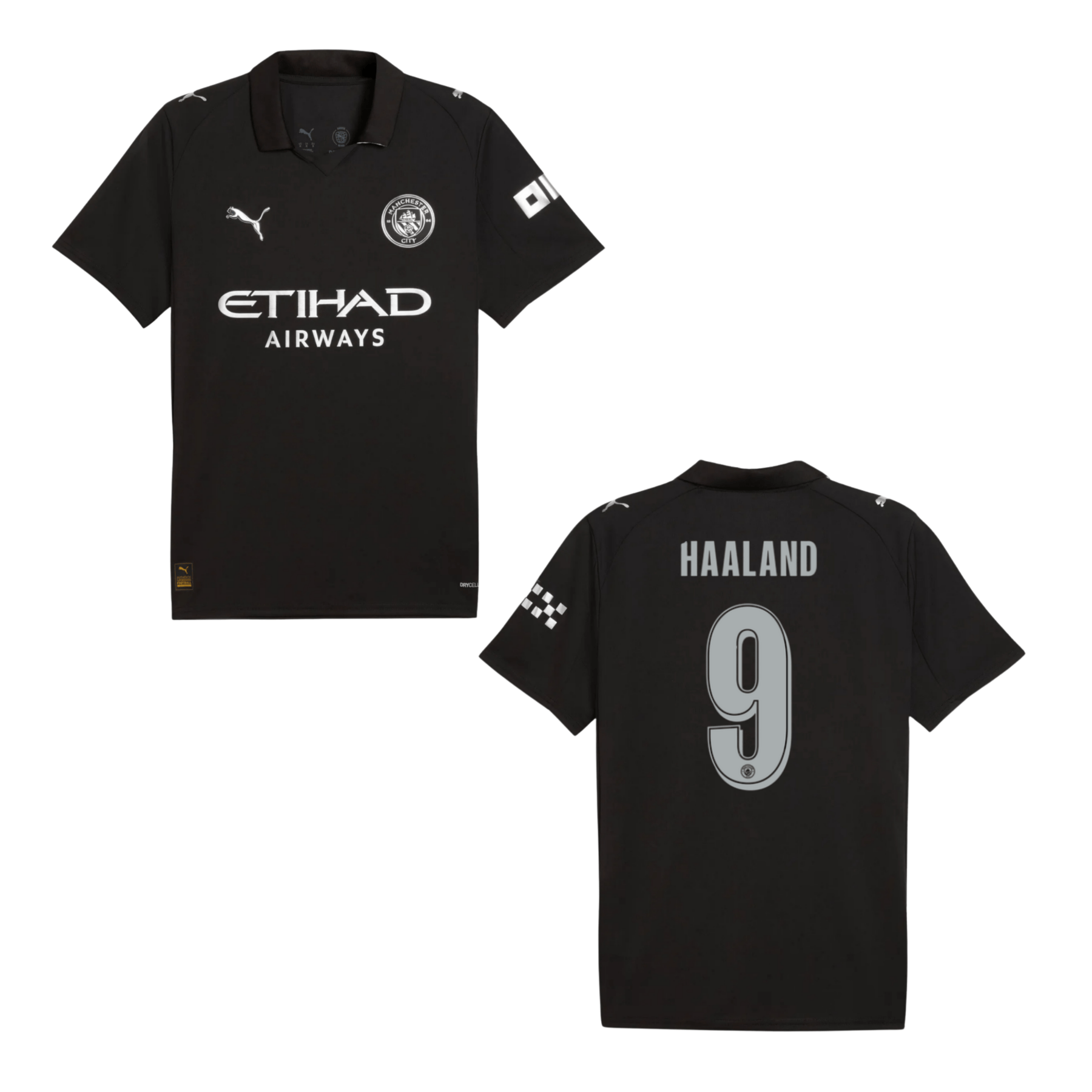 MCFC MANCHESTER CITY Trikot Away Kinder 25 / 26 - HAALAND 9 (Champions League Style) - sportiger.de