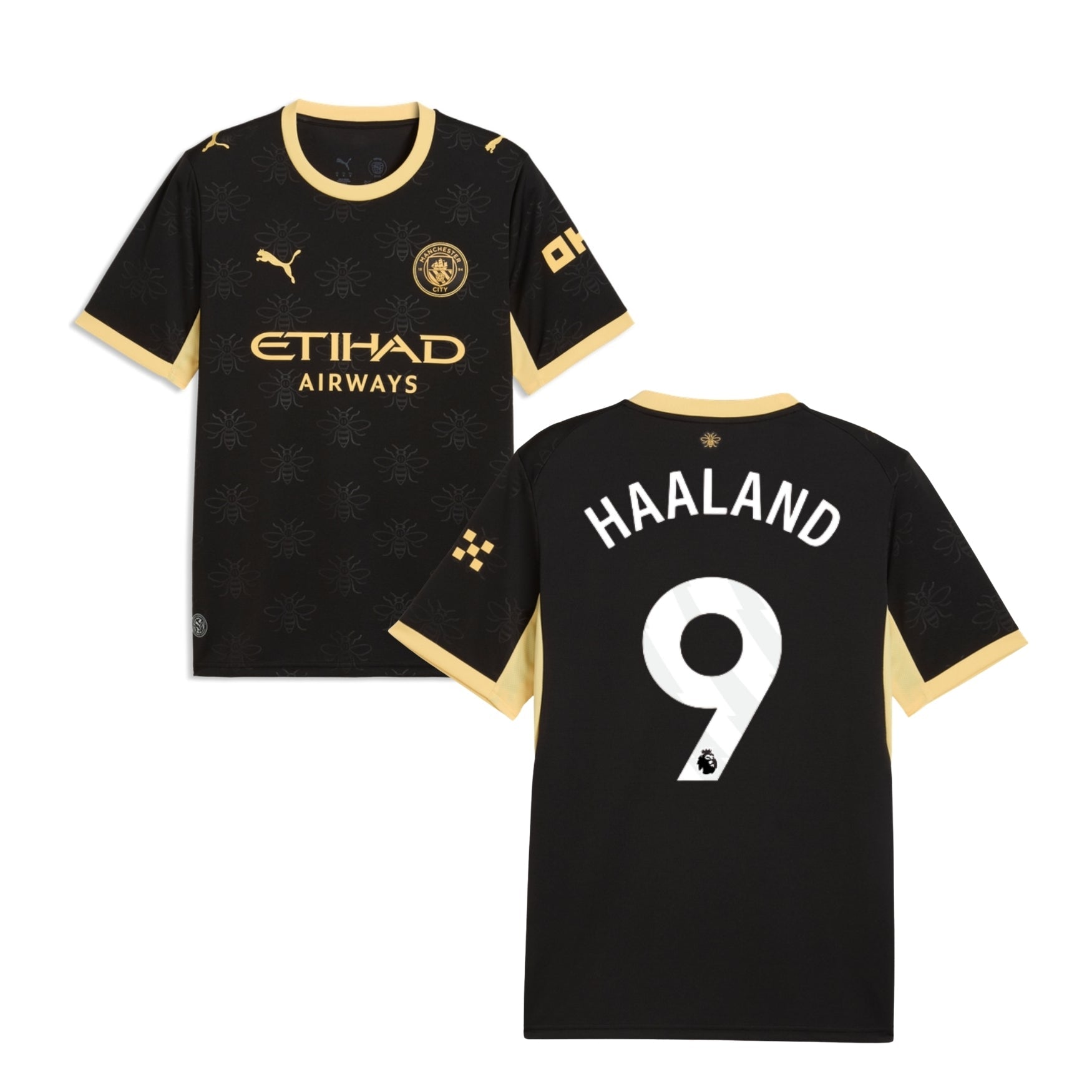 MCFC MANCHESTER CITY Trikot Away Kinder 26 / 27 - HAALAND 9 - sportiger.de