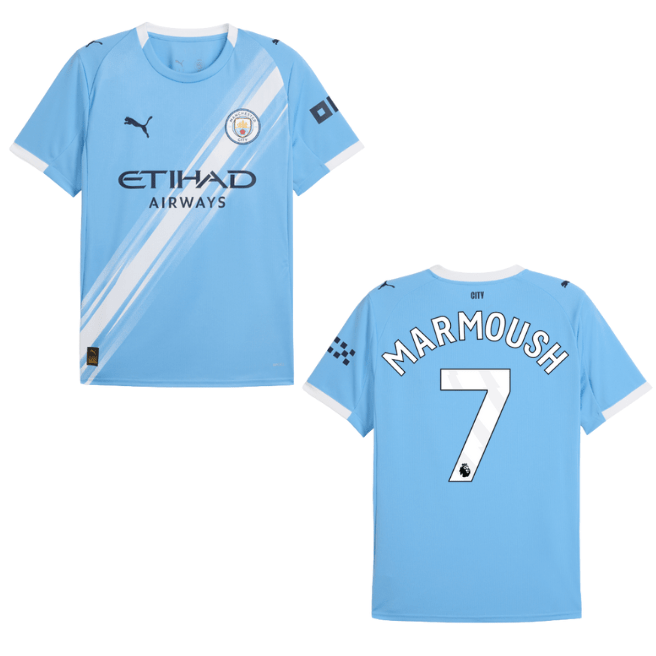 MCFC MANCHESTER CITY Trikot Home Herren 25 / 26 - MARMOUSH 7 - sportiger.de