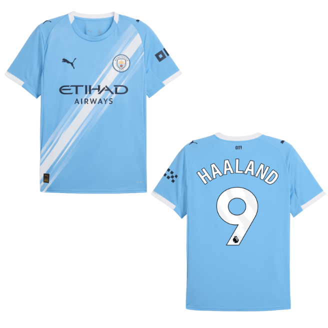 MCFC MANCHESTER CITY Trikot Home Kinder 25 / 26 - HAALAND 9 - sportiger.de