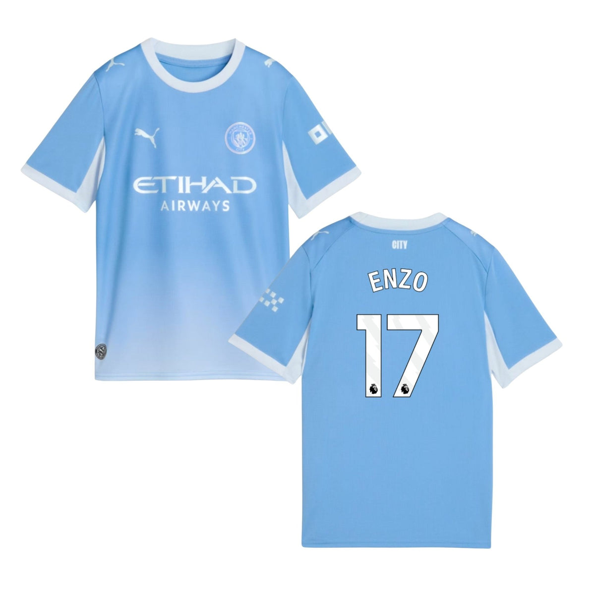 MCFC MANCHESTER CITY Camiseta Home Niño 26 / 27 - ENZO 17 - sportiger.de