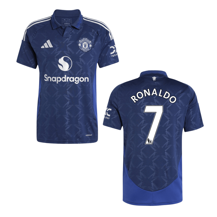MUFC MANCHESTER UNITED Trikot Away Herren 24 / 25 - RONALDO 7 (Legend) (Retro Style) - sportiger.de