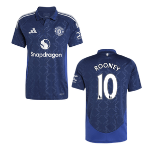 MUFC MANCHESTER UNITED Trikot Away Herren 24 / 25 - ROONEY 10 (Legend) (Retro Style) - sportiger.de