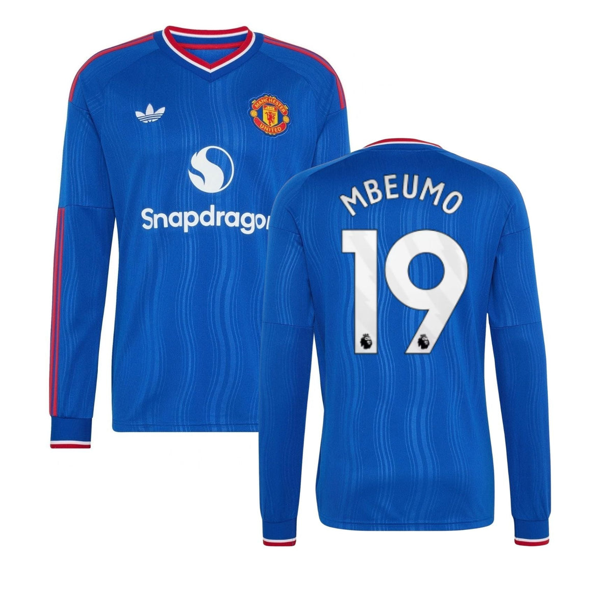 MUFC MANCHESTER UNITED Maillot extérieur homme manches longues 26 / 27 - MBEUMO 19 - sportiger.de