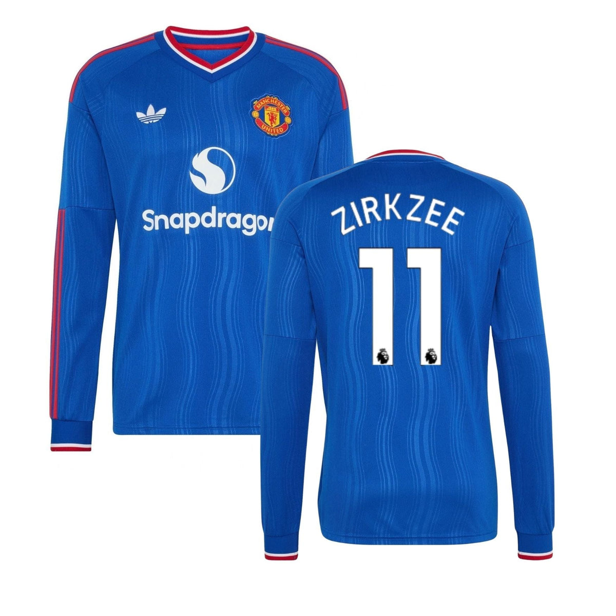 Maillot extérieur MUFC MANCHESTER UNITED Homme manches longues 26 / 27 - ZIRKZEE 11 - sportiger.de