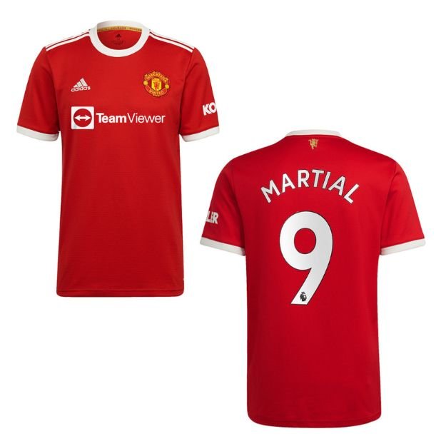 MUFC MANCHESTER UNITED Trikot Home Herren 21 / 22 - MARTIAL 9 - sportiger.de
