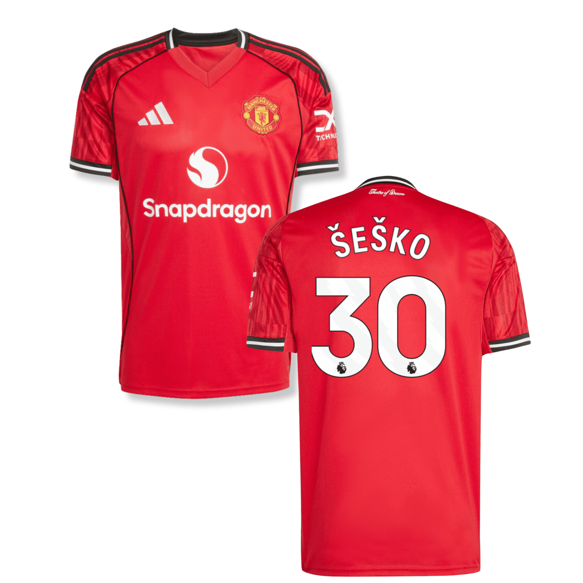 MUFC MANCHESTER UNITED Trikot Home Herren 25 / 26 - ŠEŠKO 30 - sportiger.de