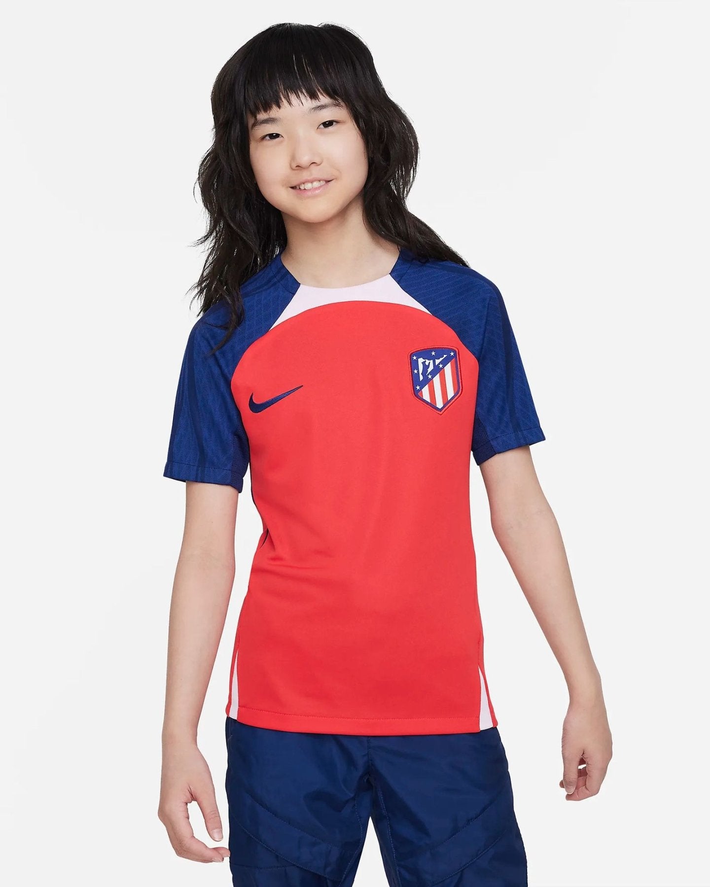 nike ATM ATLETICO MADRID STRIKE Shirt Kinder rot - blau - sportiger.de