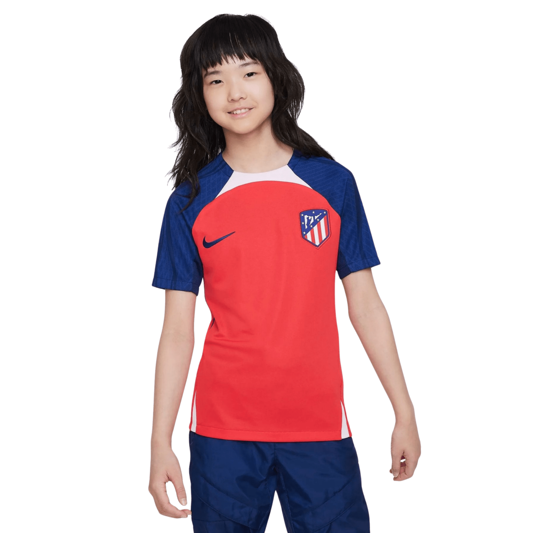 nike ATM ATLETICO MADRID STRIKE Shirt Kinder rot - blau - sportiger.de